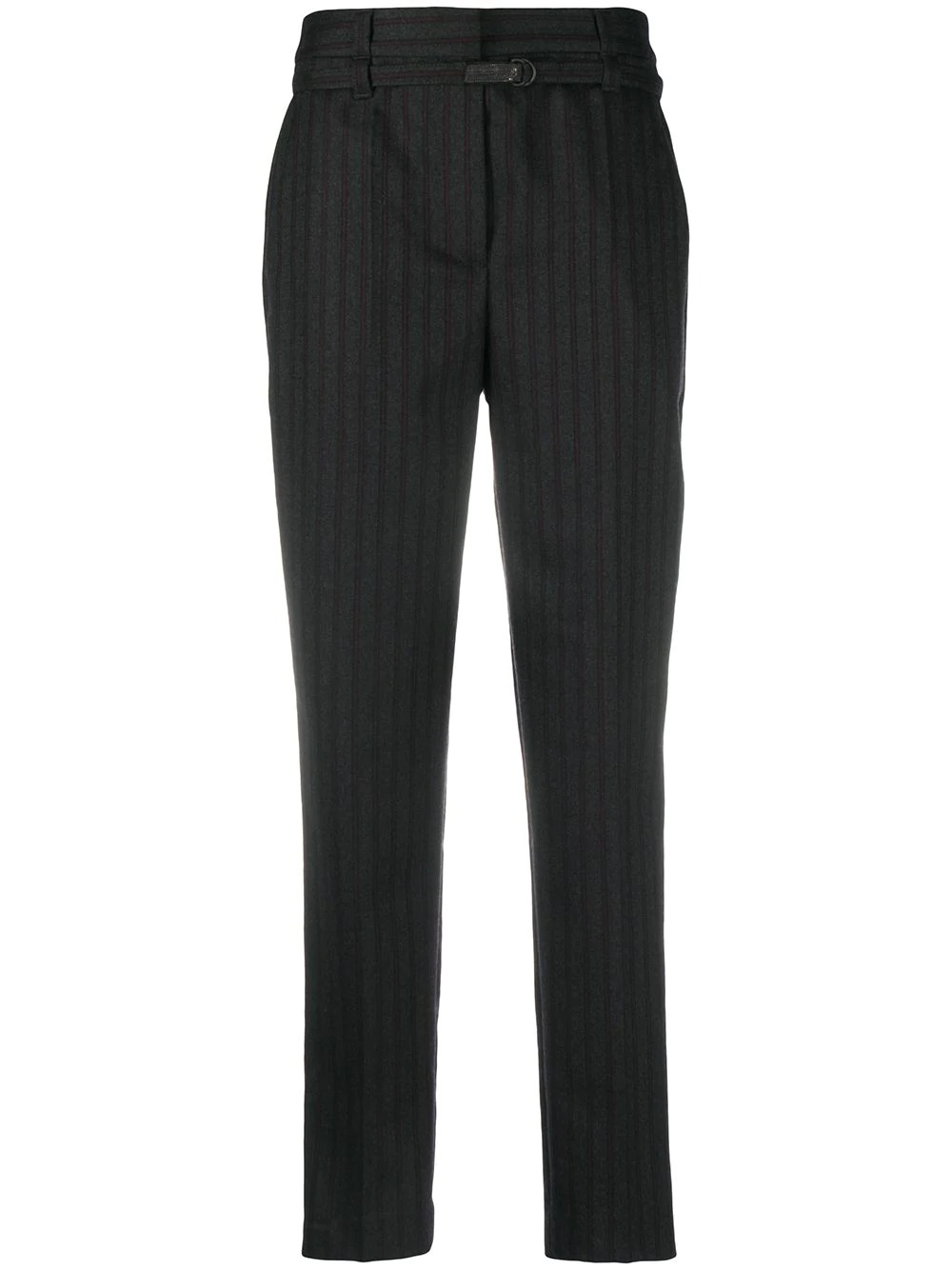 striped tailored trousers - 1