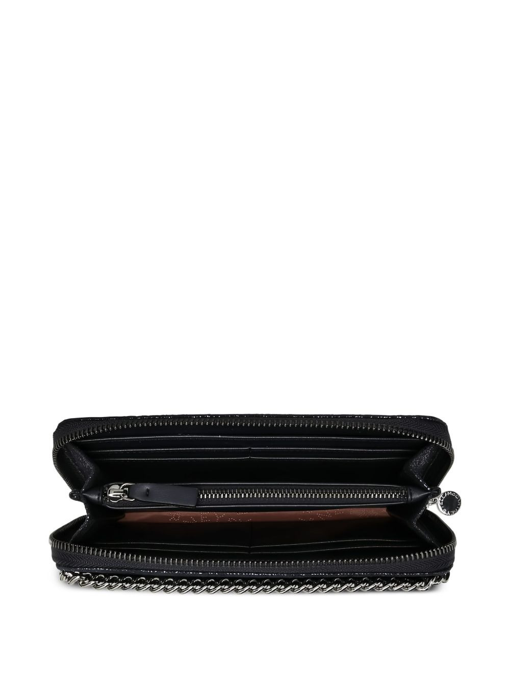 Falabella chain-trimmed zip-around wallet - 3