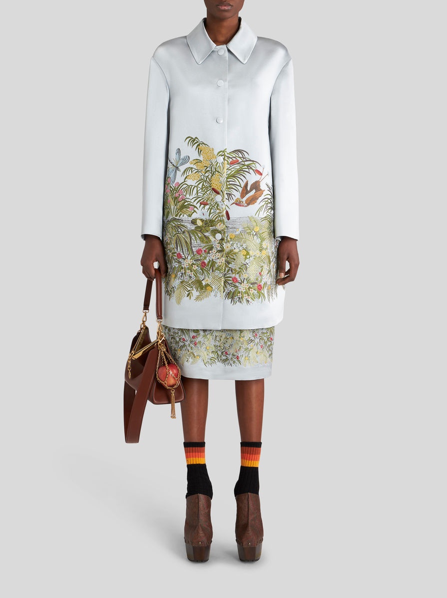 JACQUARD COAT WITH LANDSCAPE - 4