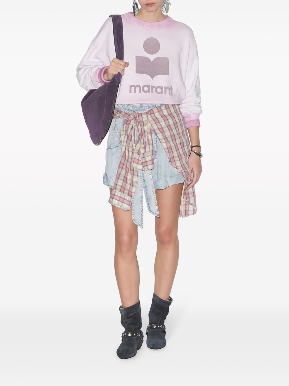 Mobyli logo-print sweatshirt - 2