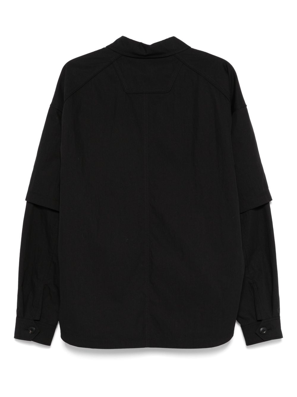 layered overshirt - 2