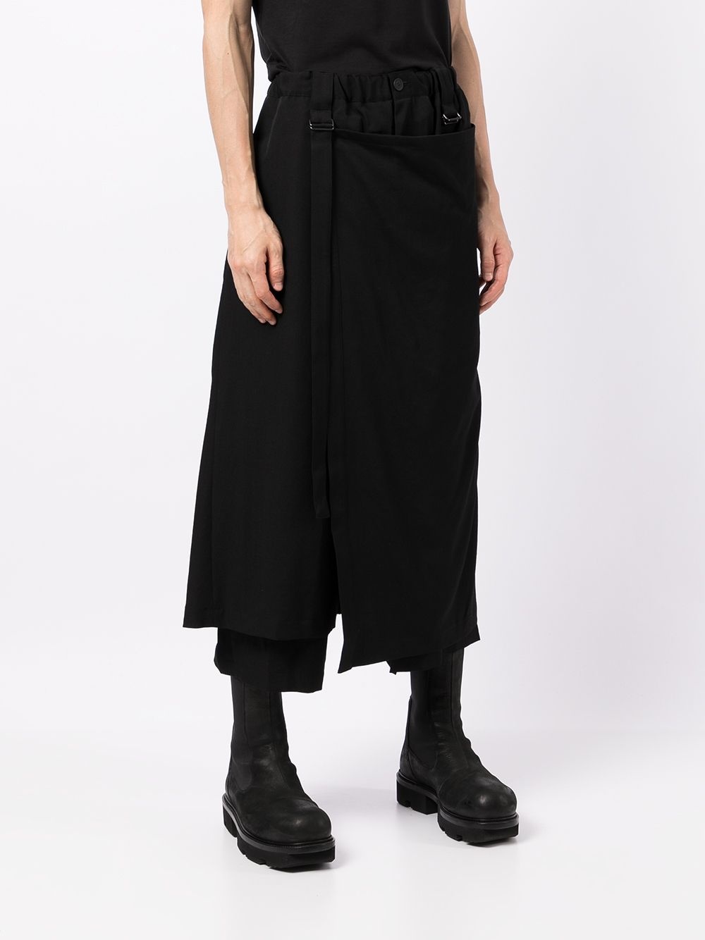 Relaxed-fit cropped wool trousers - 3