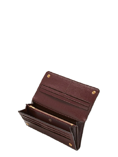 Mulberry Continental Wallet Small Classic Grain (Oxblood) outlook