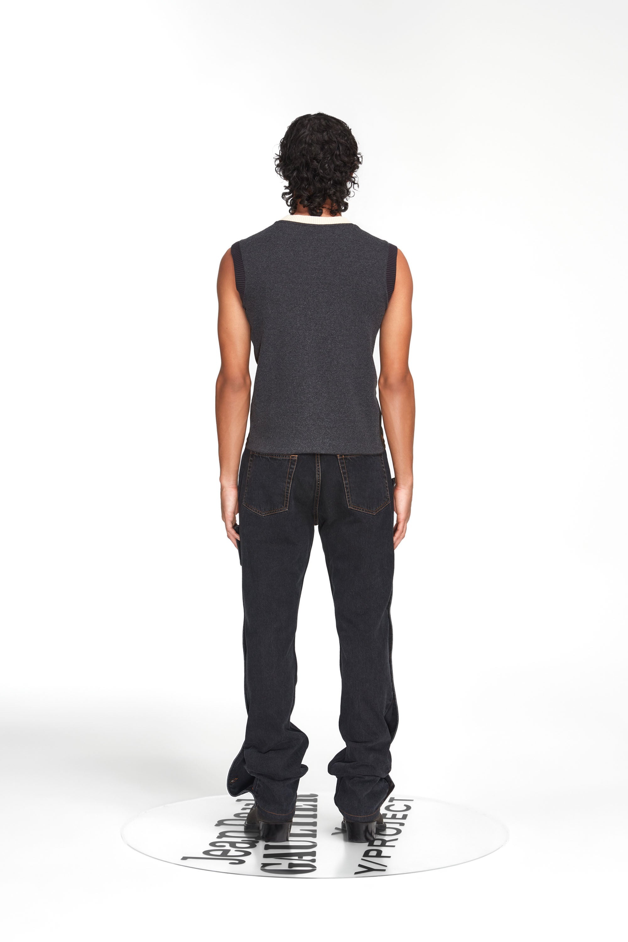 Trompe L'Oeil Argyle Tank Top - 2