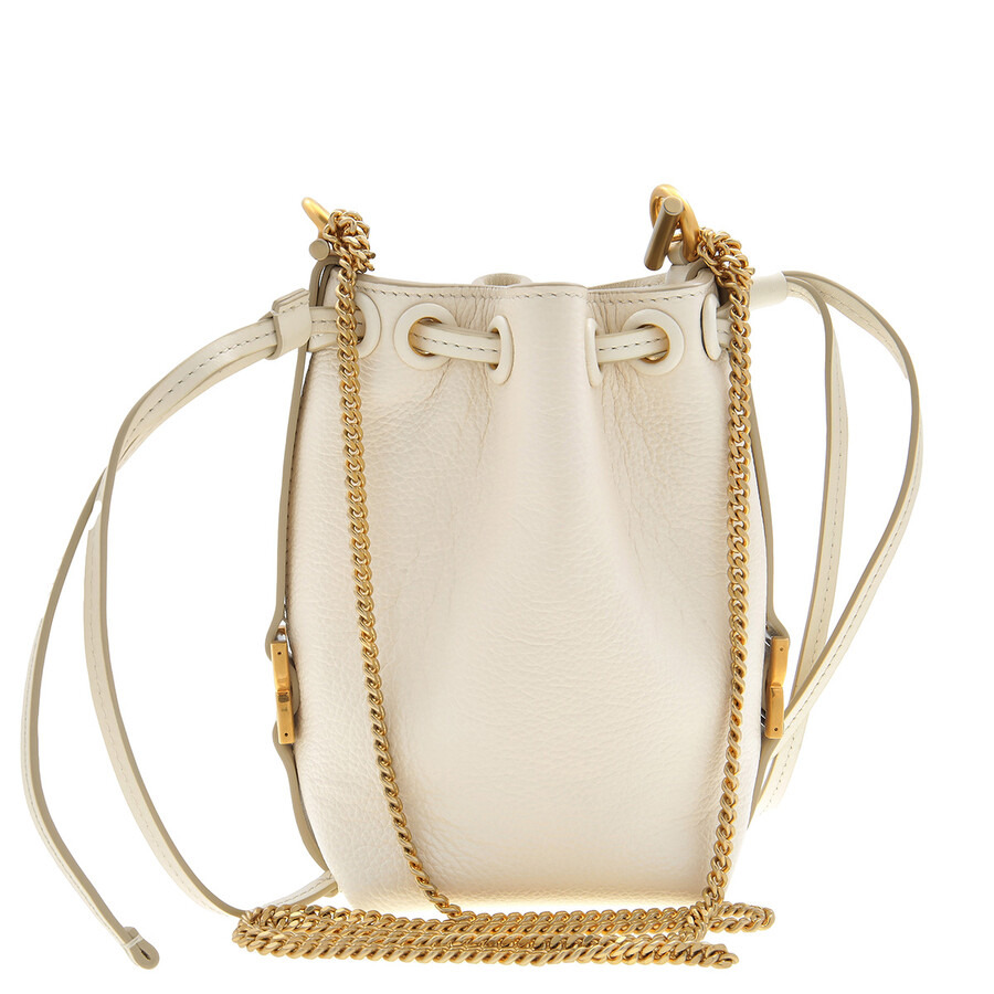 Chloe Marcie Grained Leather Micro Bucket Bag - 4