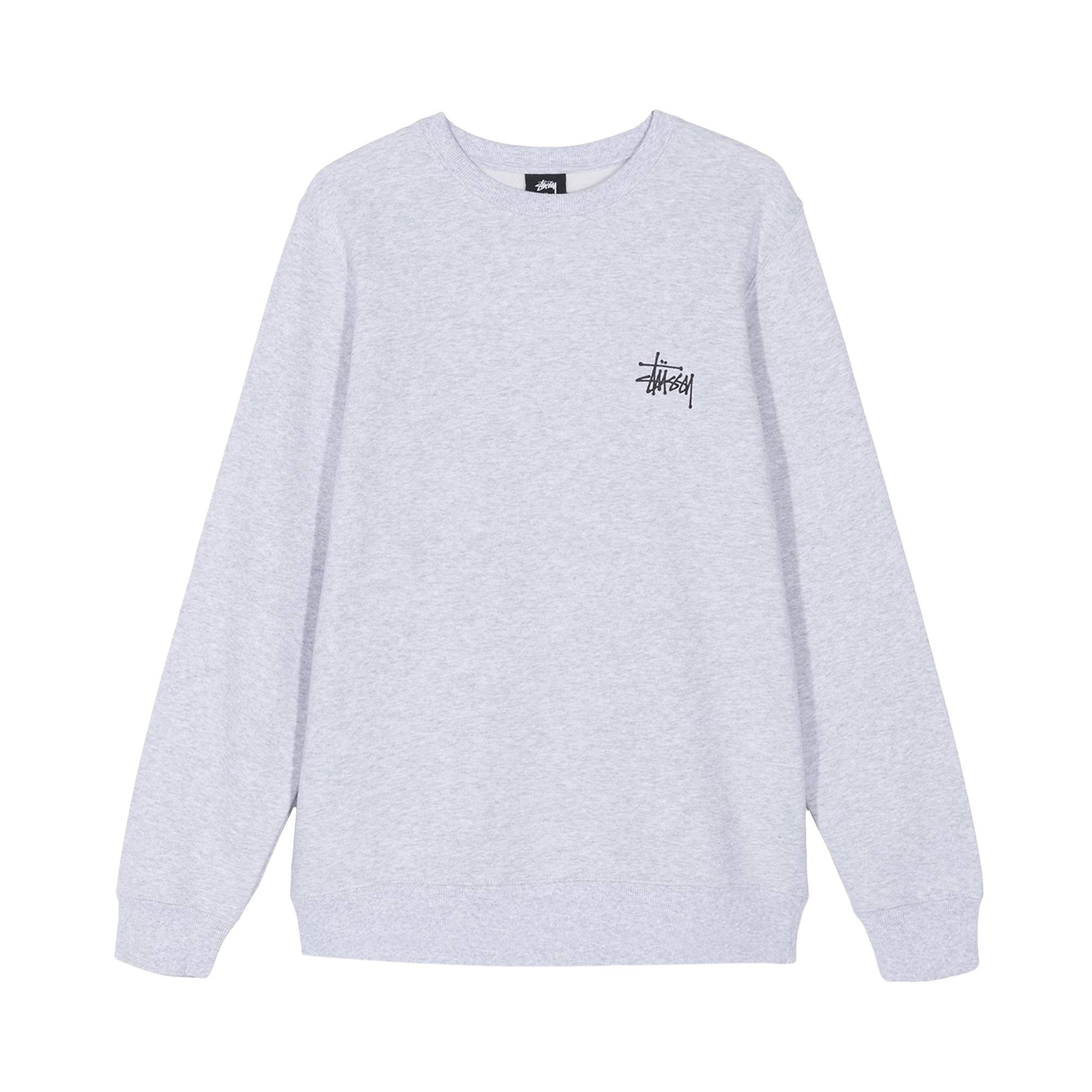 Stussy Basic Stussy Crew 'Ash Heather' - 1