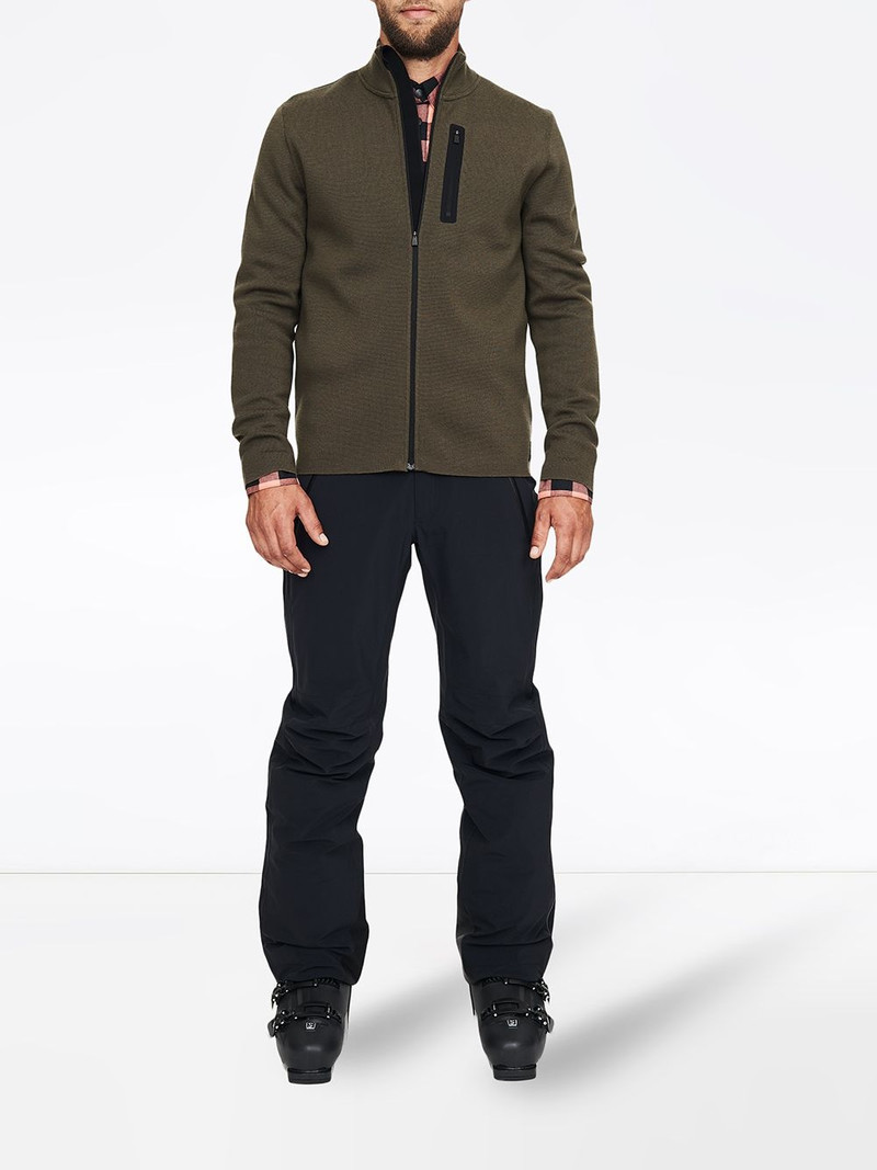 Aztech Mountain zip-up knitted outdoors jumper outlook