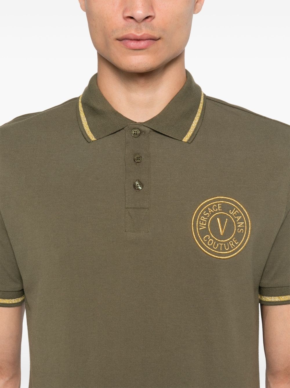 V-Emblem polo shirt - 4