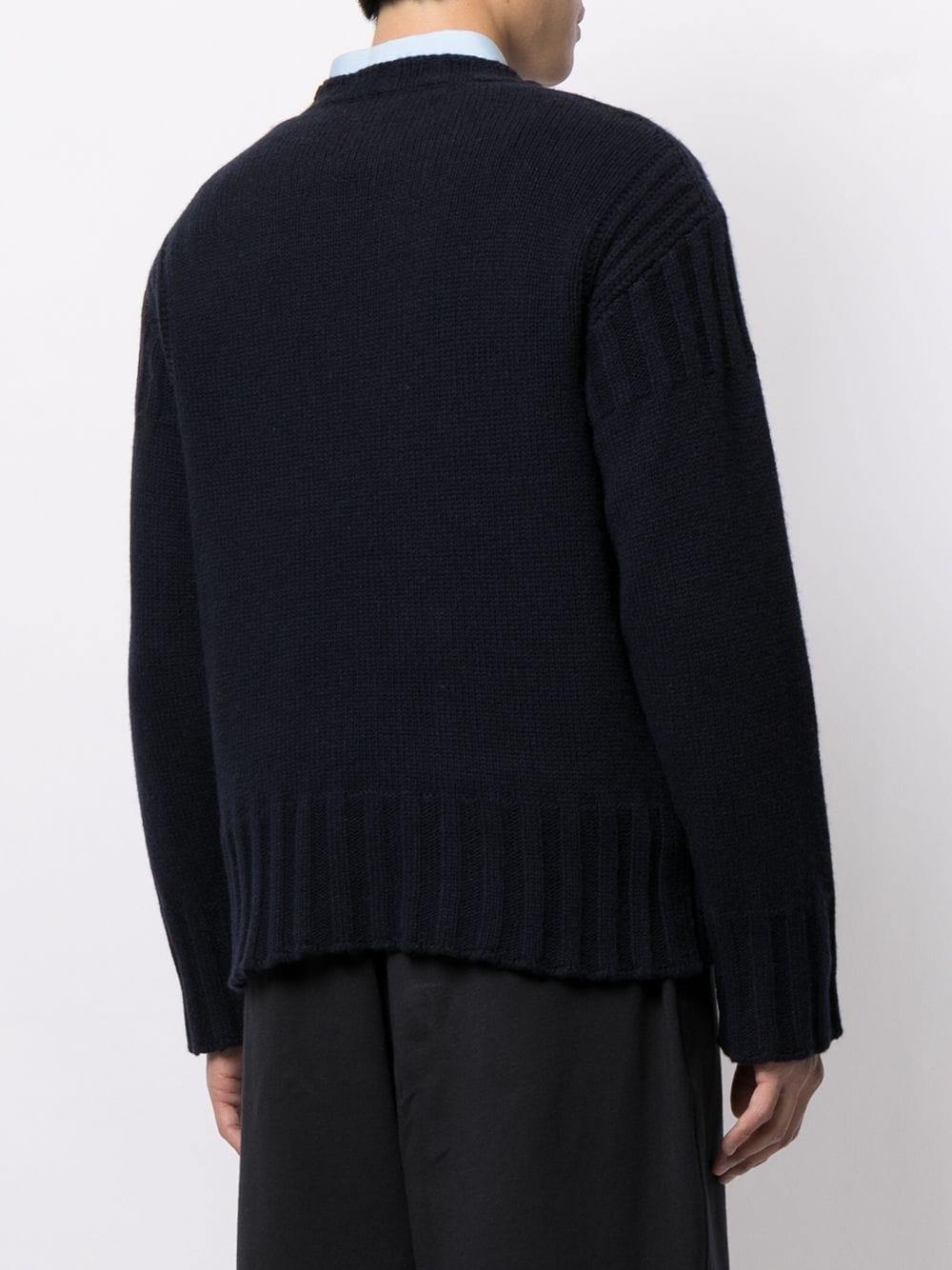 crew-neck cashmere jumper - 4