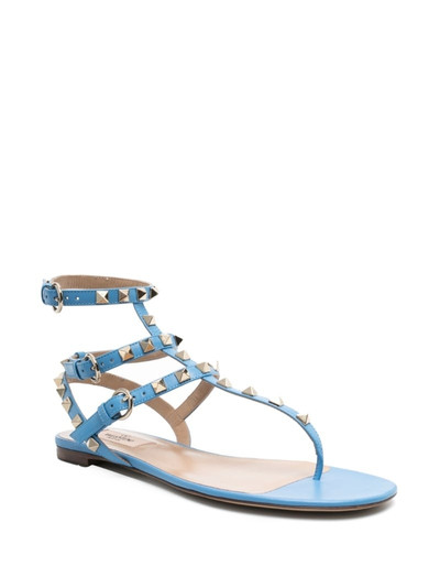 Valentino Rockstuds leather sandals outlook