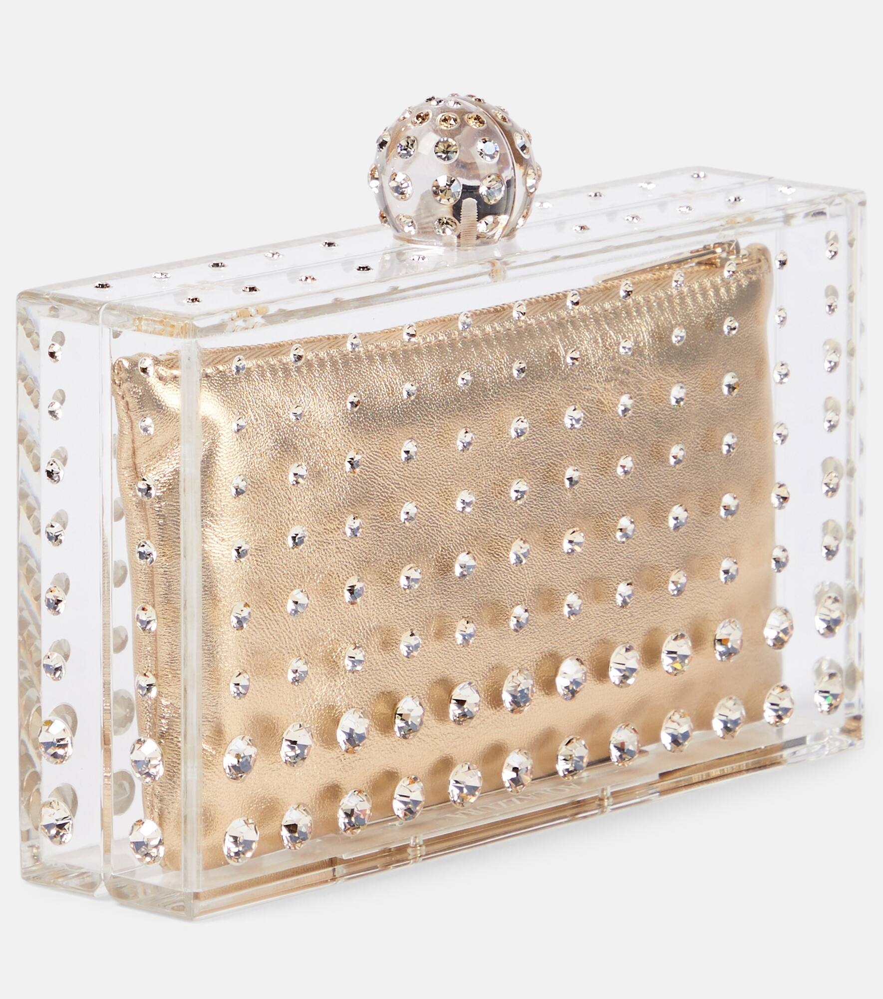 Tequila crystal-embellished clutch - 4