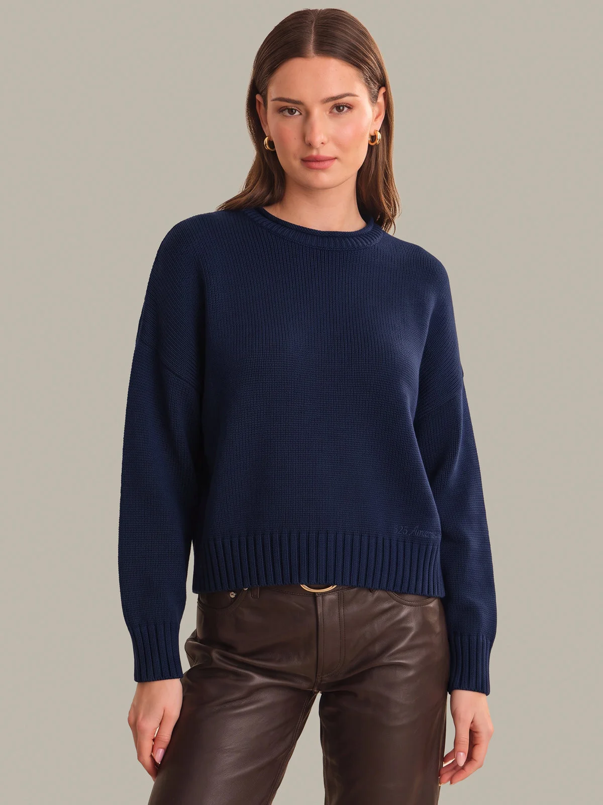 Louisa Oversized Cotton Pullover - 1