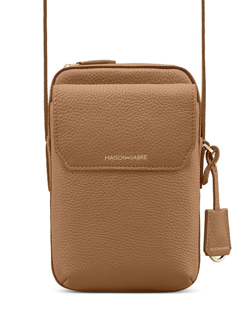 Leather Zip Phone Pouch 1