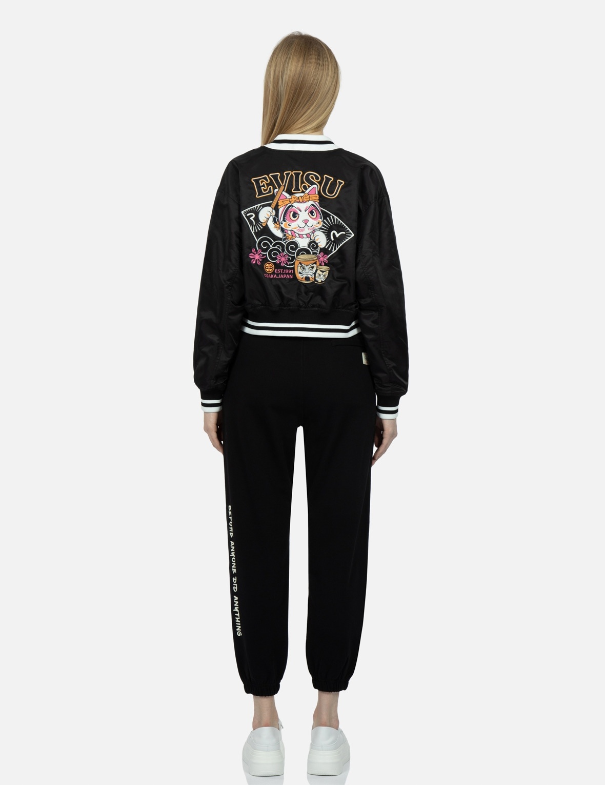 FORTUNE CAT DRUMMING APPLIQUÉ SOUVENIR JACKET - 5