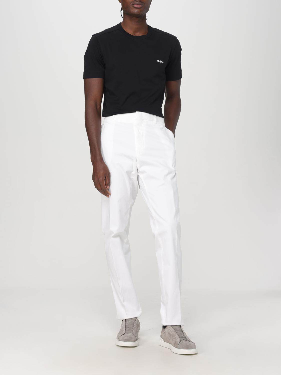 Zegna Pants Men White - 2