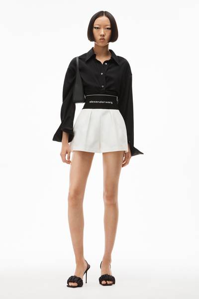 Alexander Wang SAFARI SHORT IN COTTON TAILORING outlook