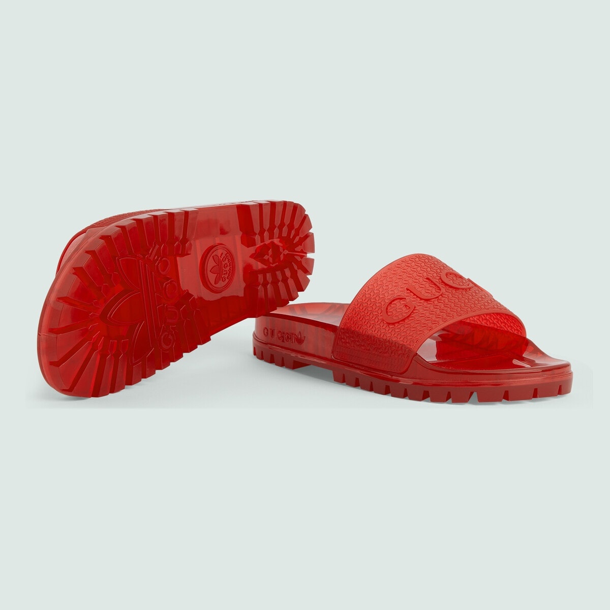 adidas x Gucci men's rubber slide sandal - 7