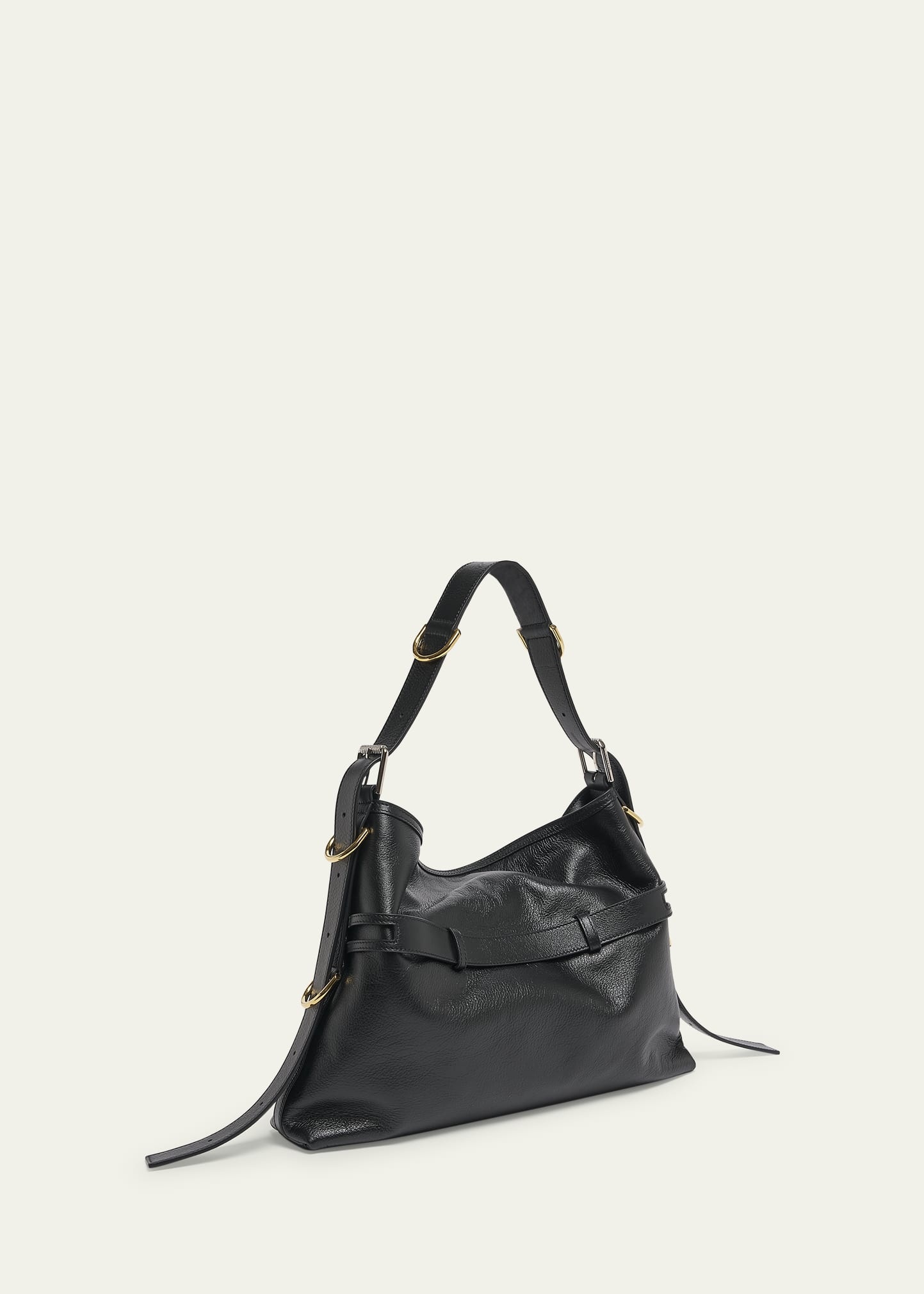 Voyou Medium Buckle Shoulder Bag in Leather - 3