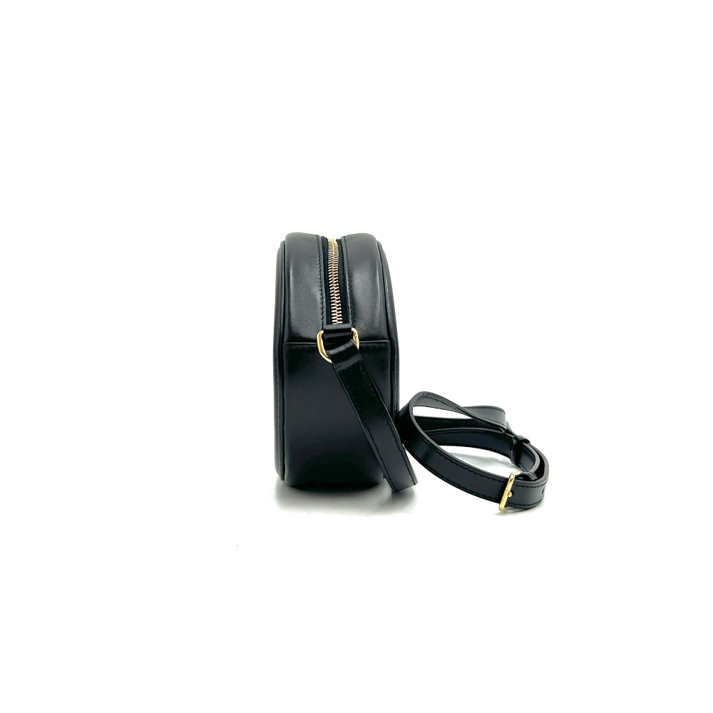 Celine Black Quilt Triomphe Oval Bag Large - 2
