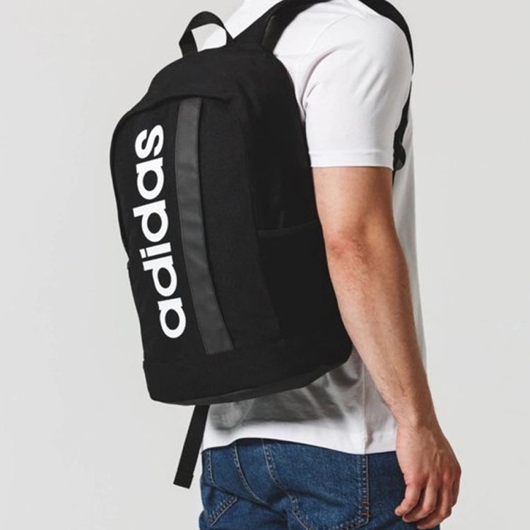 adidas Linear Core Backpack 'Black White' DT4825 - 7