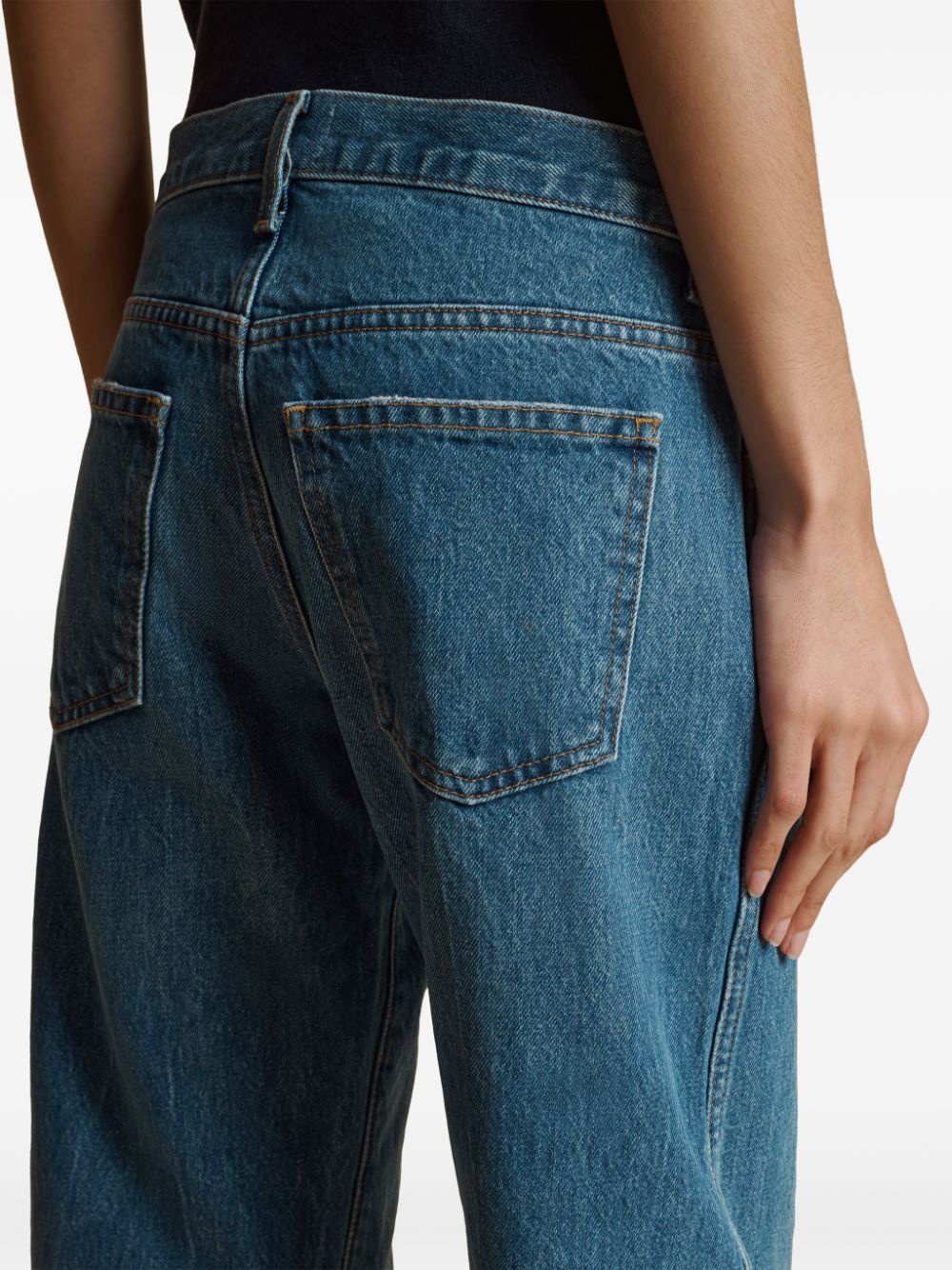 Kerrie cropped distressed jeans - 5
