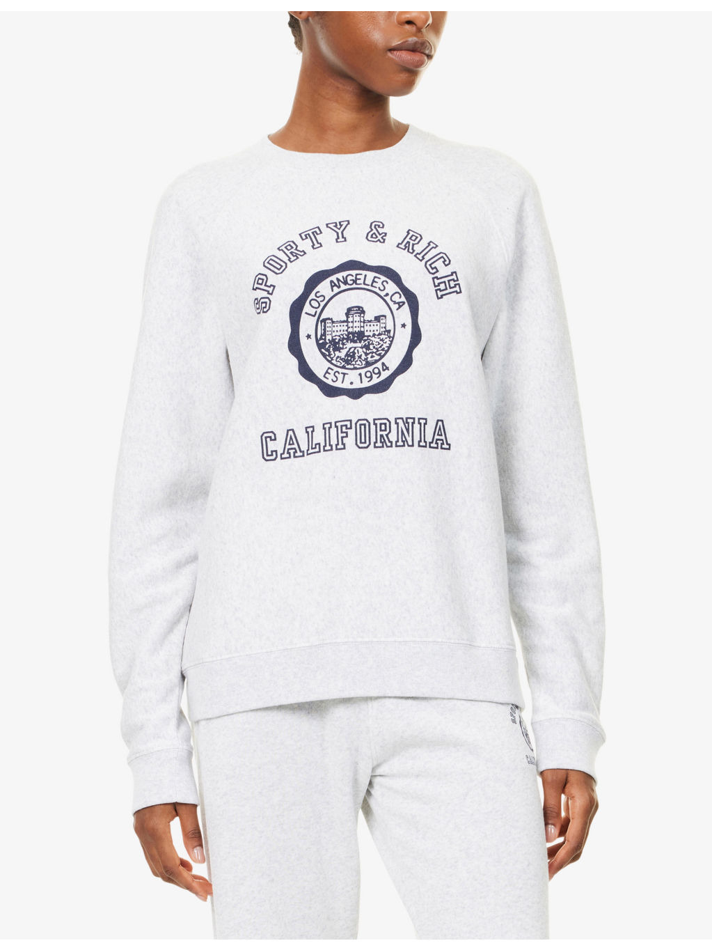 California Logo-Emblem Cotton-Blend Sweatshirt - 3