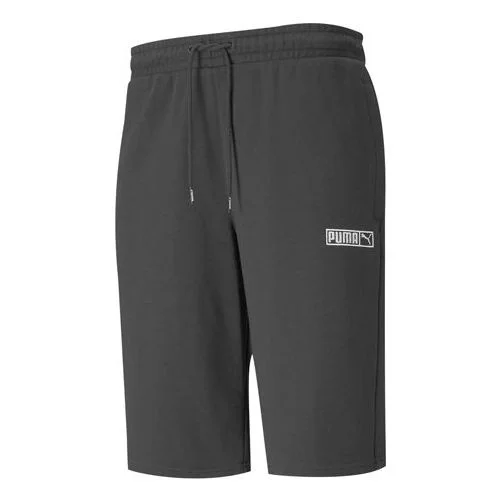 PUMA Classics Logo Shorts 'Black White' 597492-01 - 1