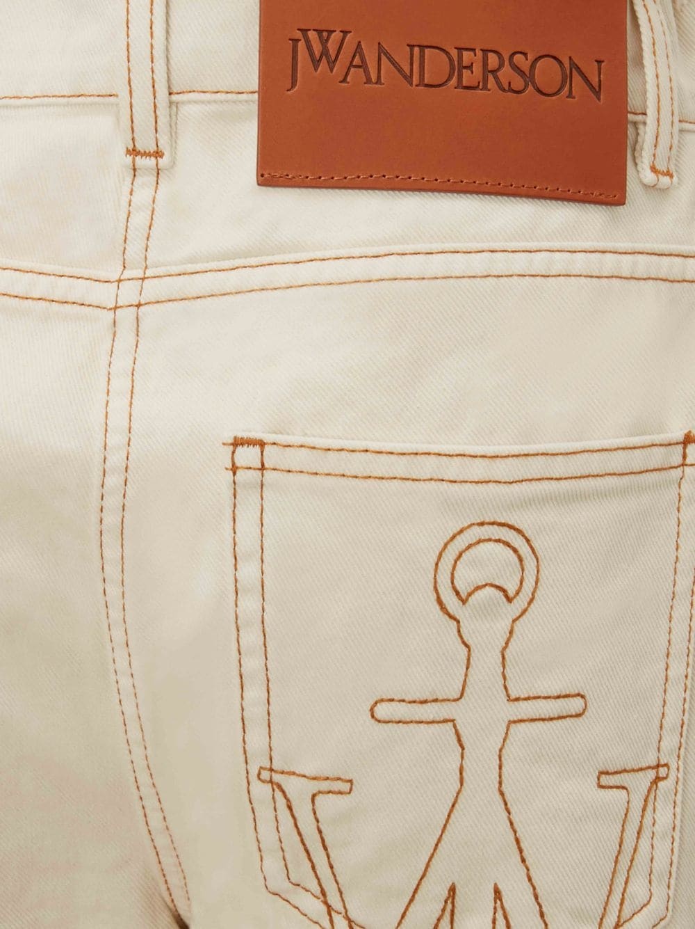 FLARED RAW EDGE JEANS - 5