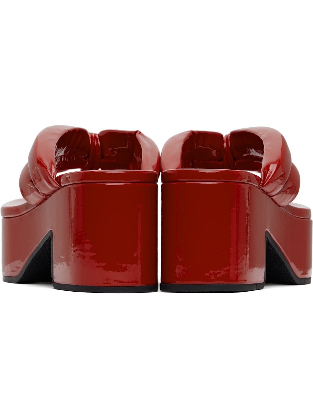 Red Platform Sandals - 2