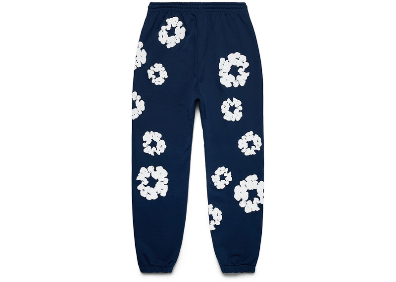 DENIM TEARS Denim Tears Cotton Wreath Sweatpants Navy outlook