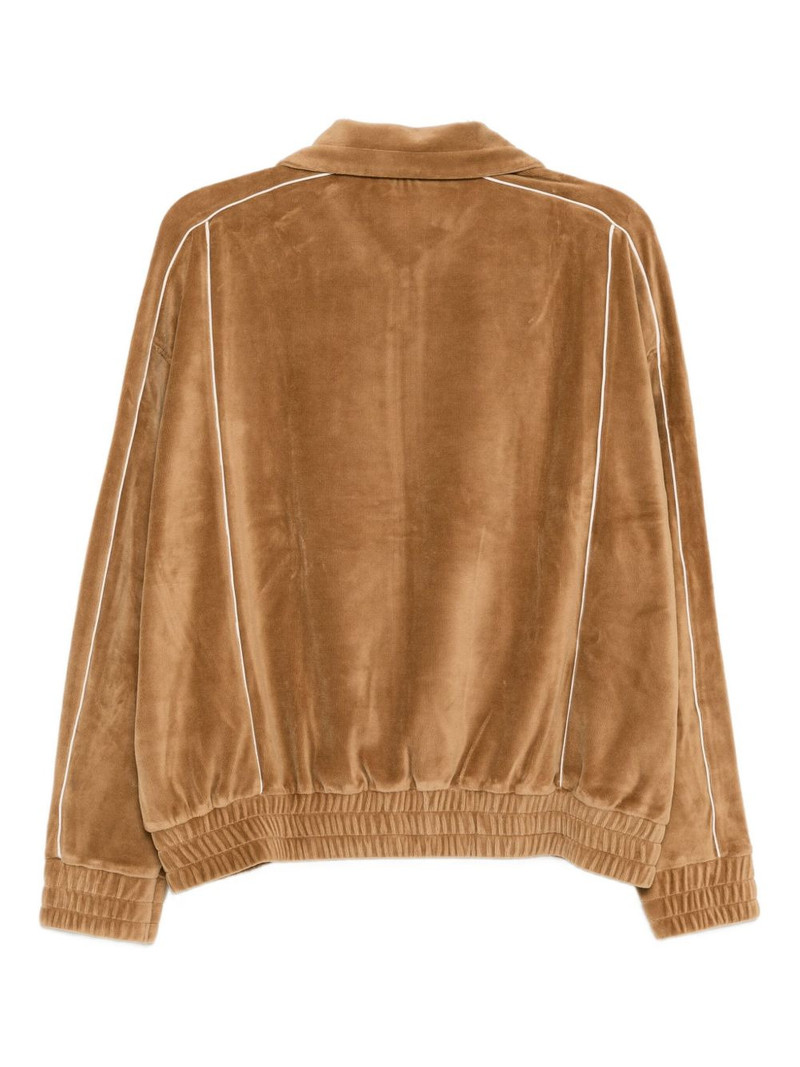 LACOSTE logo-embroidered jacket outlook