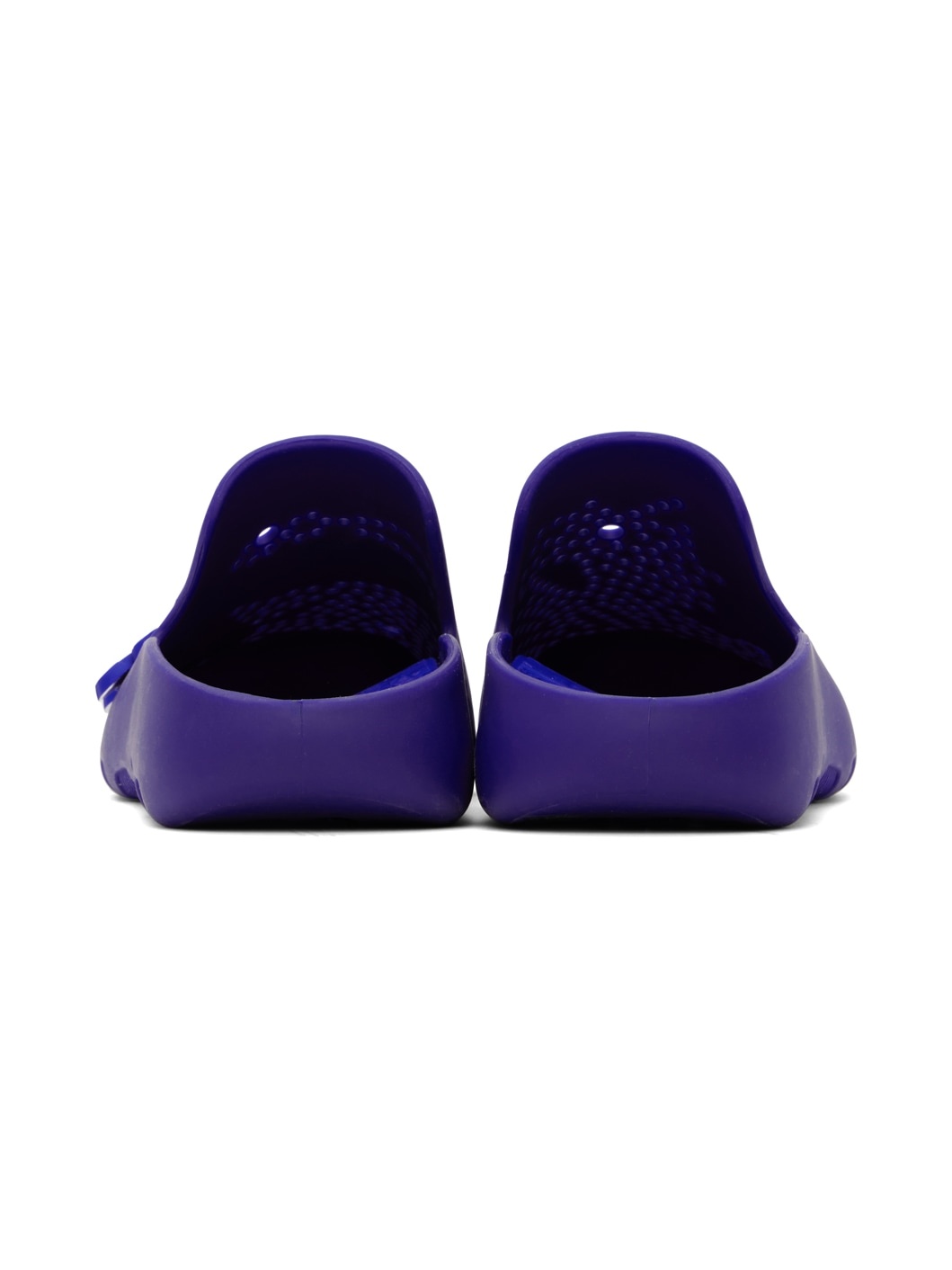 Blue Rubber Stingray Clogs - 2