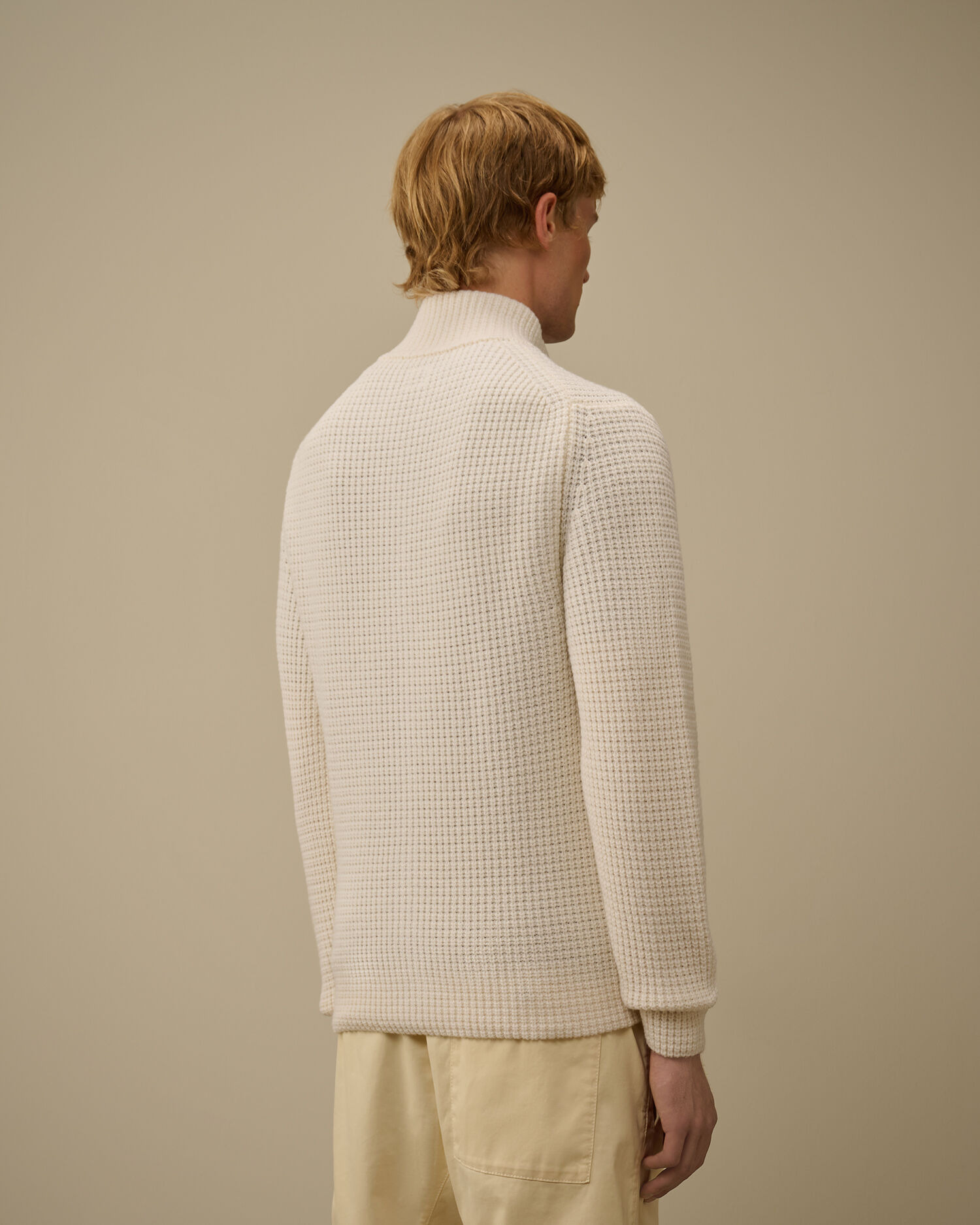 Lambswool GRS Full Zip Sweater - 4