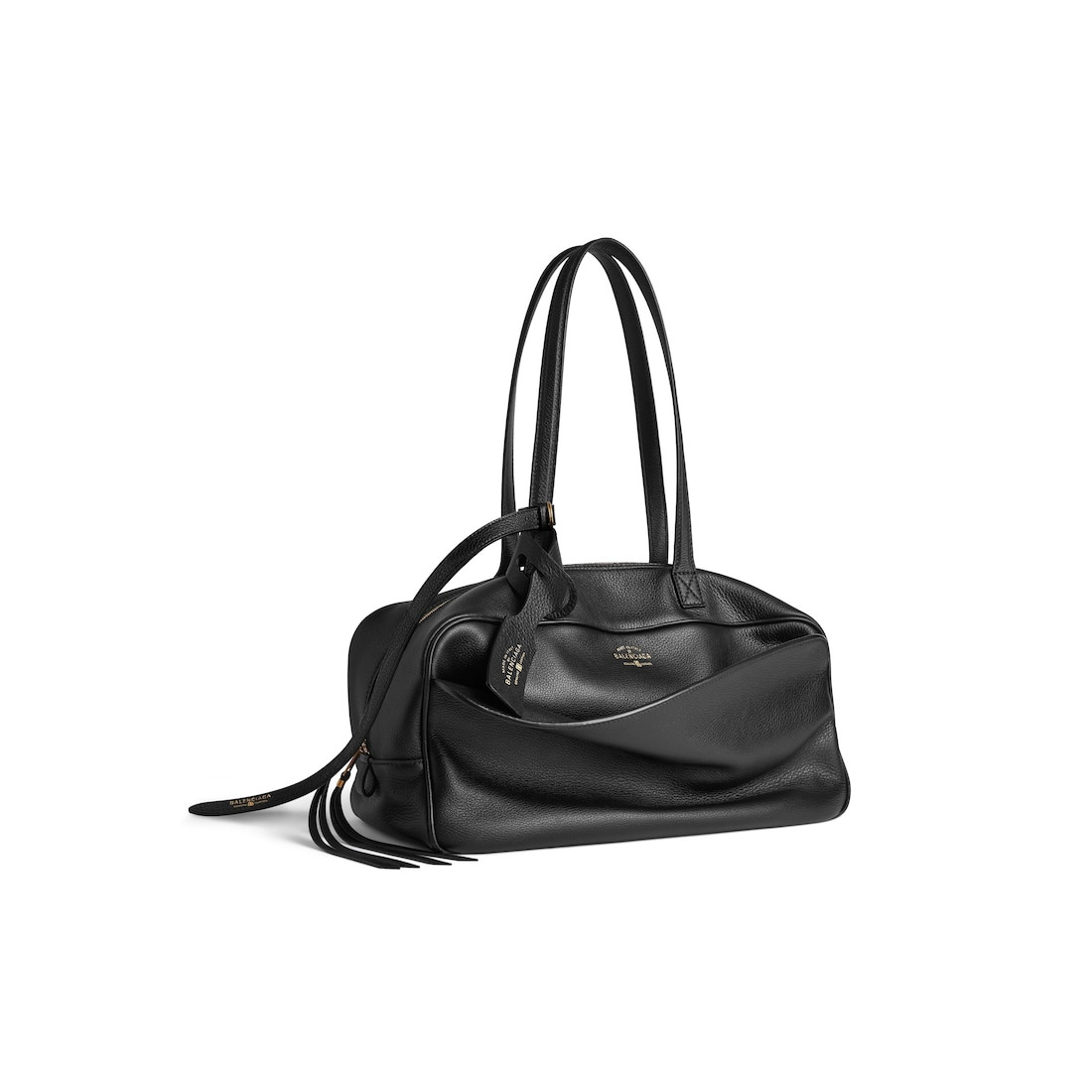 Women's Carrie Medium Bowling Bag in Black - 2