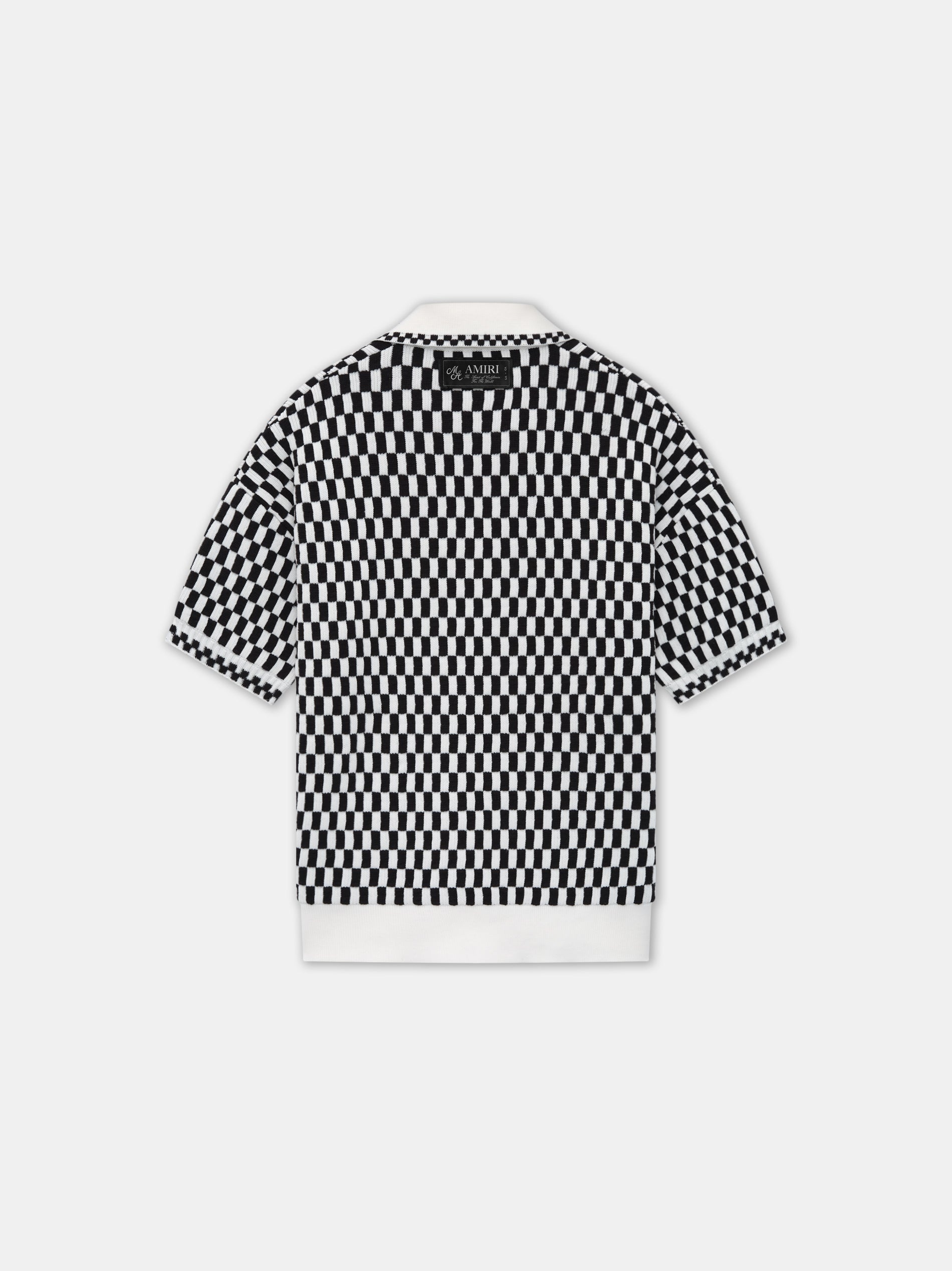 CHECKERED OVERSIZED POLO - 3