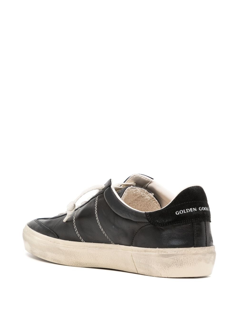 logo-patch lace-up sneakers - 3