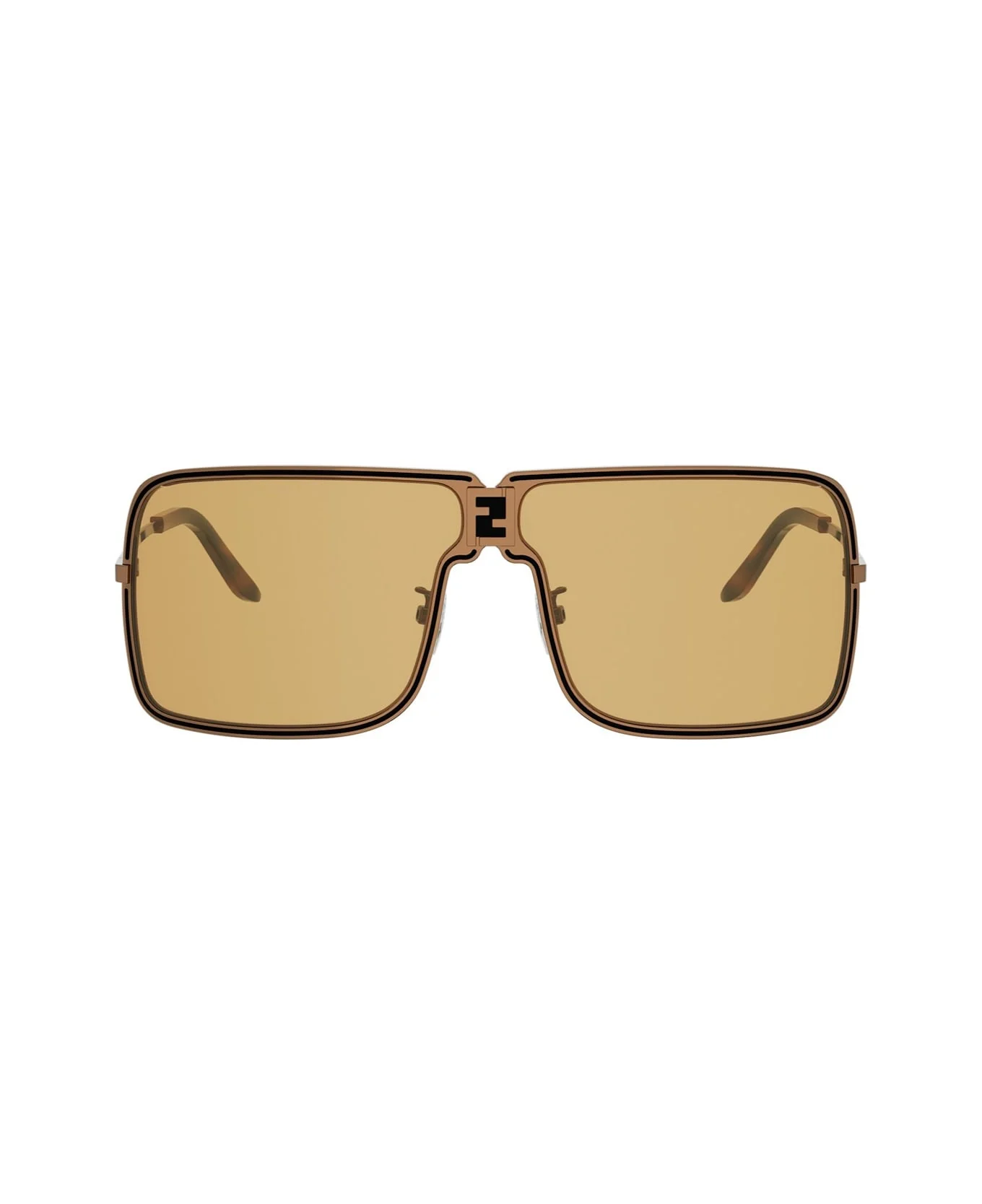 Fendi Fe40195u Fendiness 45e 45e Marrone Bronzato Sunglasses - 1
