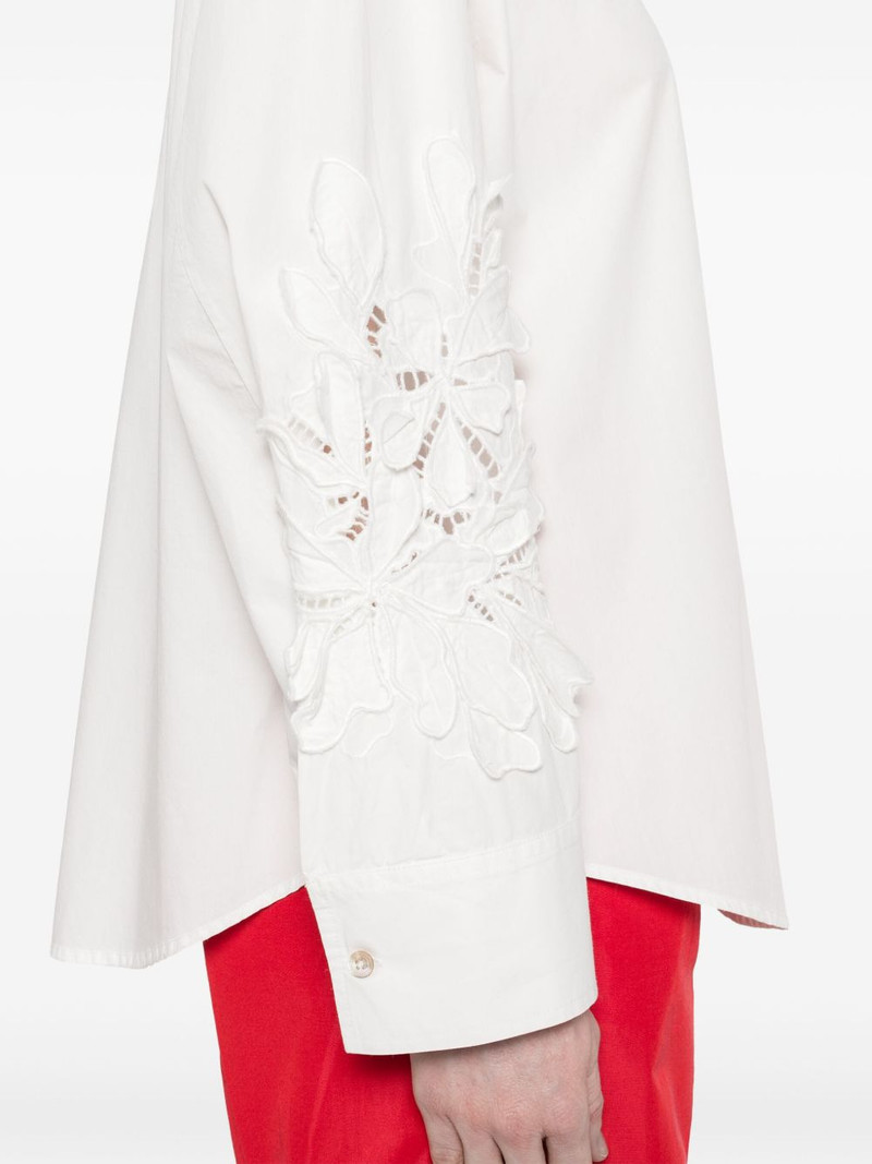 lace-detailed shirt 5