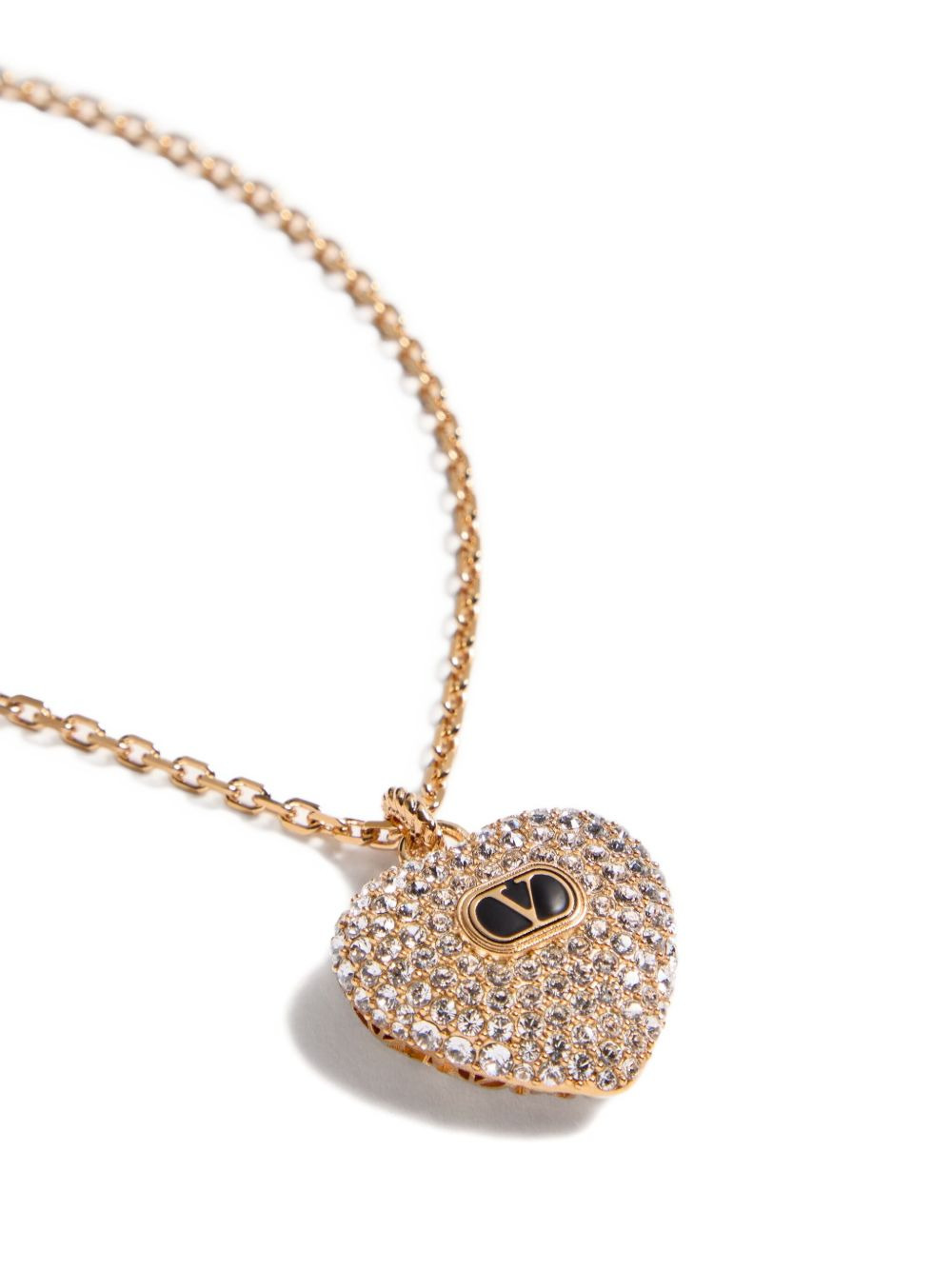 COEUR ROYAL NECKLACE IN METAL, ENAMEL AND SWAROVSKI® CRYSTALS - 4