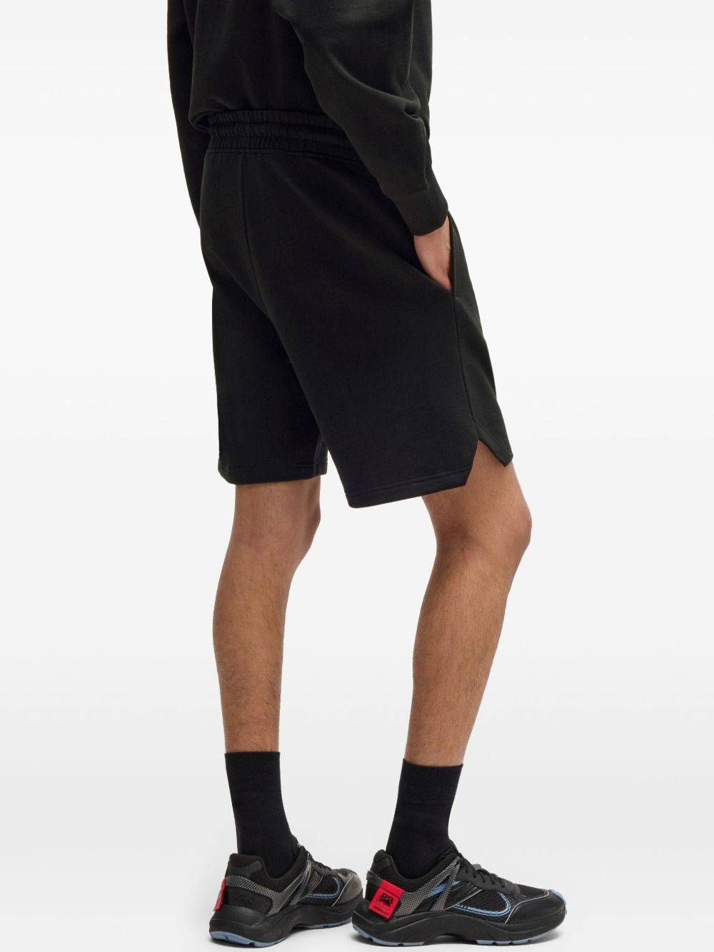 x RB logo-appliqué shorts - 4