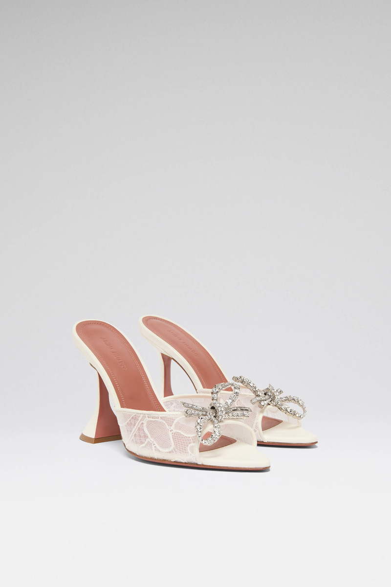 ROSIE LACE SLIPPER 95 IVORY SATIN AND IVORY NAPPA 4