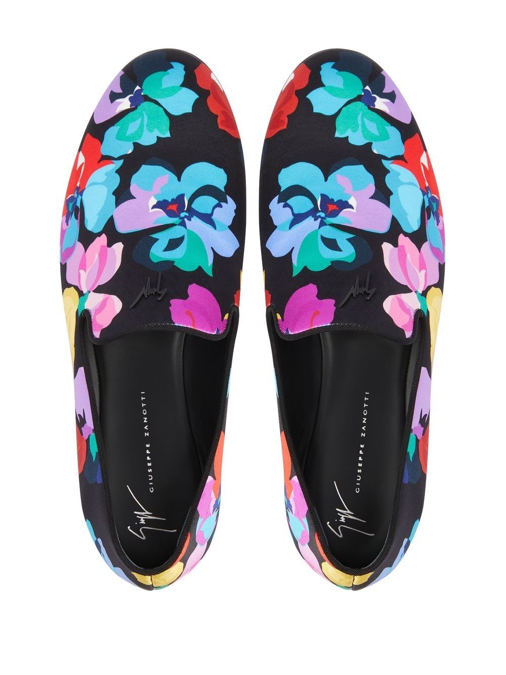 Lewis Bloom printed loafers - 4