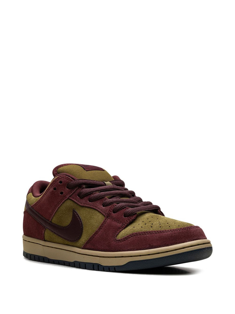 Nike SB Dunk Low "Burgundy Crush/Olive Flak" sneakers outlook
