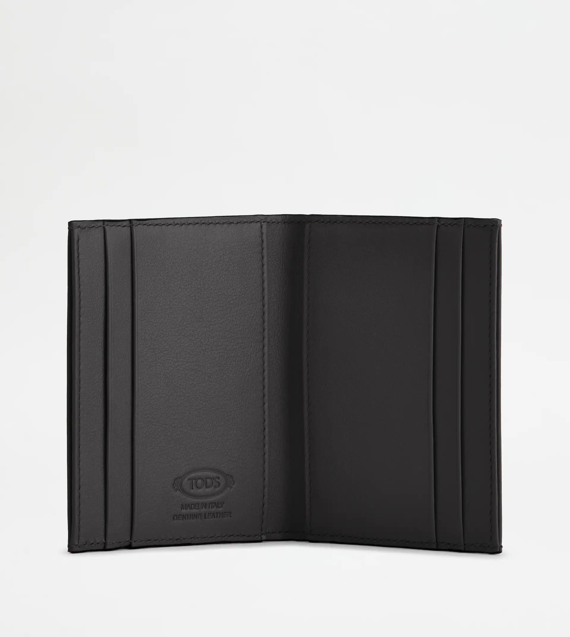 WALLET IN LEATHER - BLACK - 2