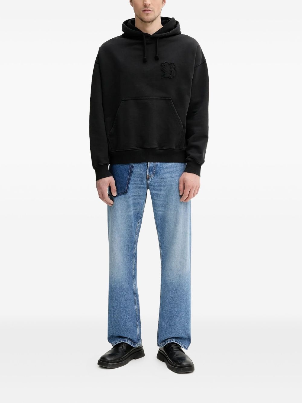 twisted-seams logo-print jeans - 2