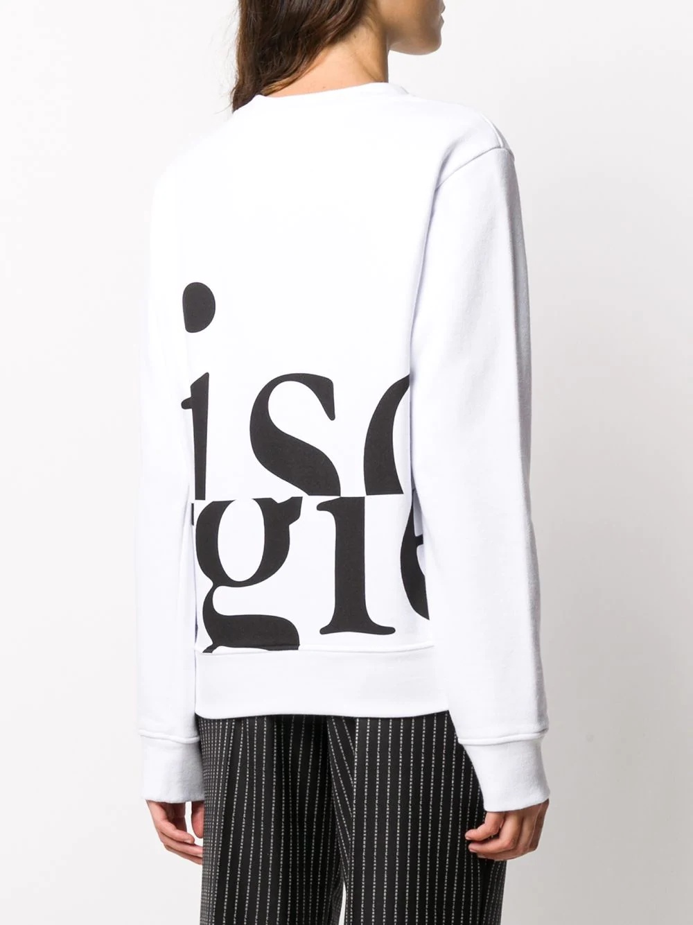 oversized-logo print jumper - 4