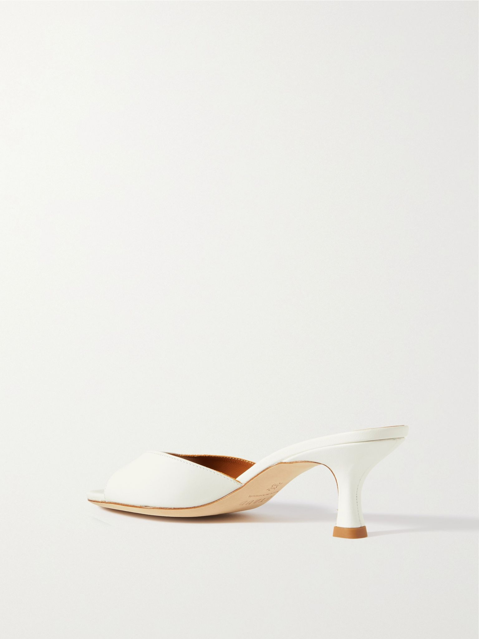Brigitte leather mules White - 3