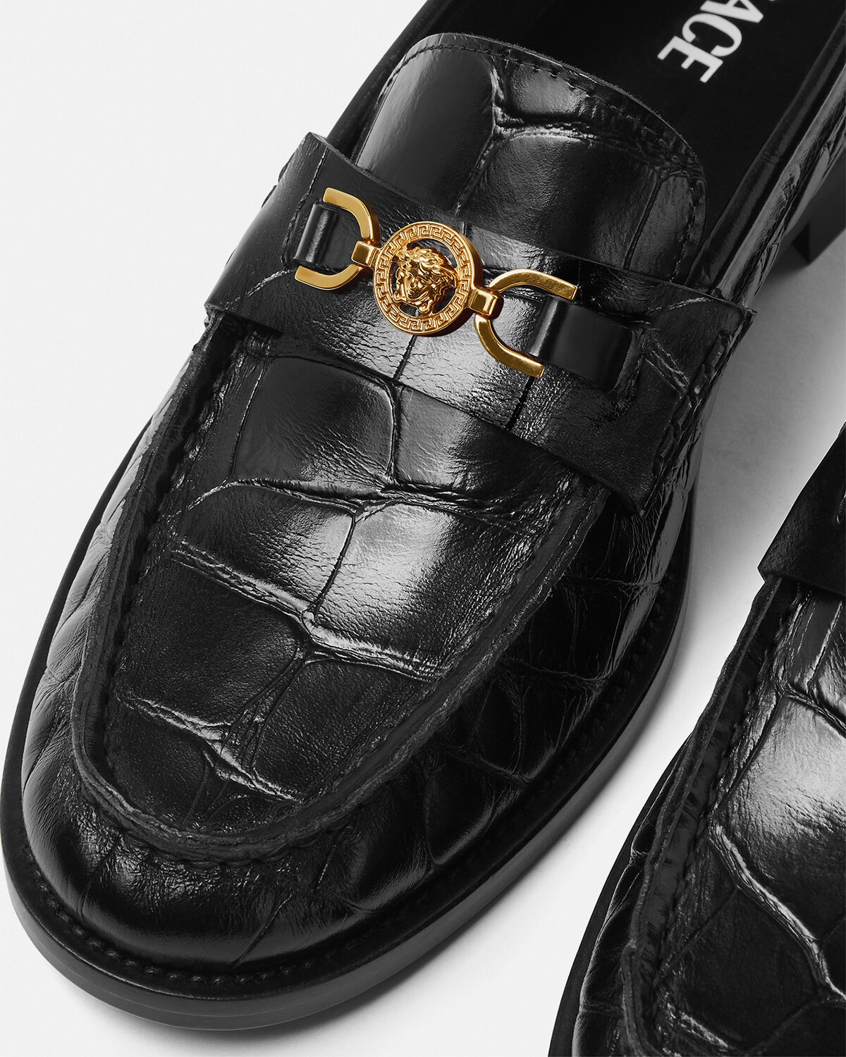 Croc-Effect Medusa '95 Loafers - 4