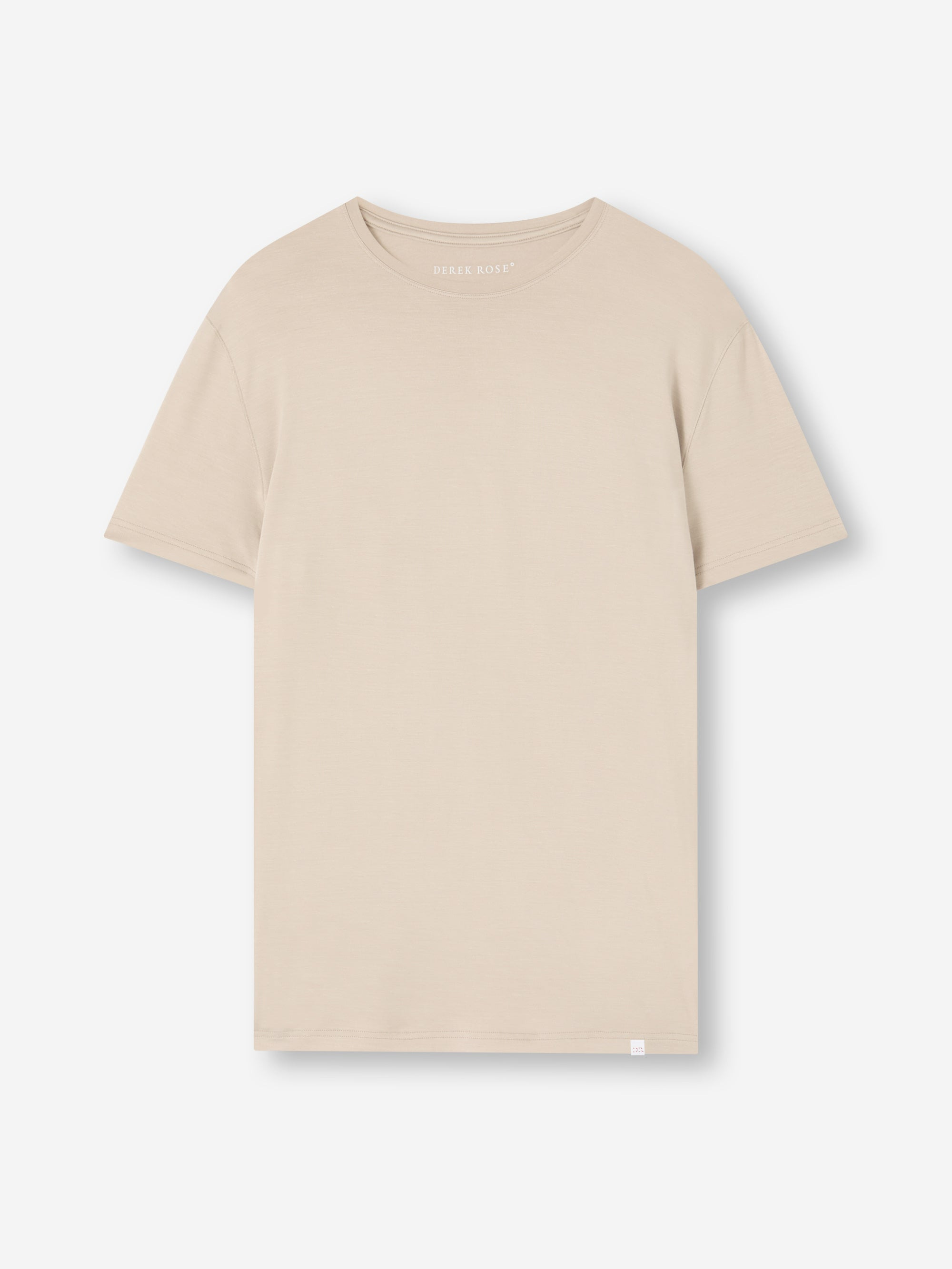 Men's T-Shirt Basel Micro Modal Stretch Light Stone - 2