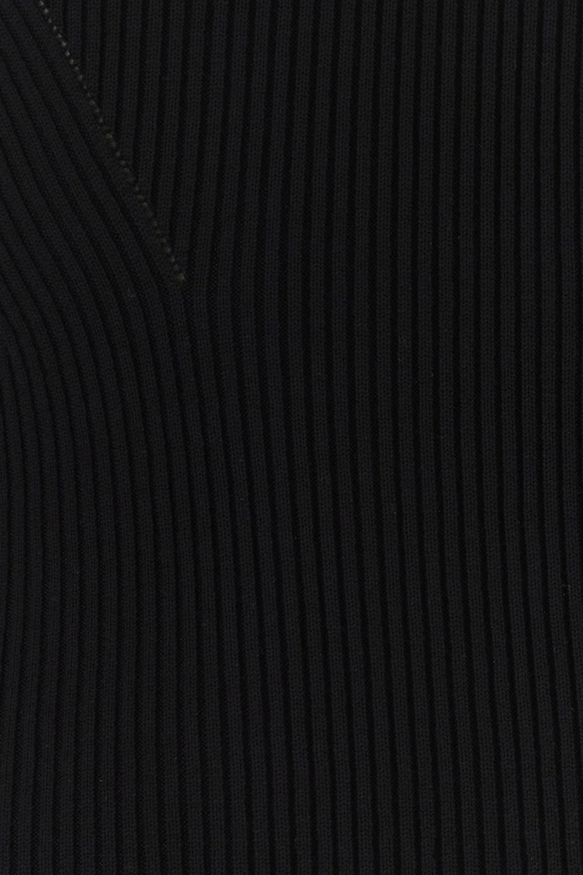 Black wool blend sweater - 5